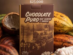 Chocolate Puro 250gr con clavos y canela