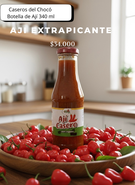 Aji Extrapicante 340ml 100% organico