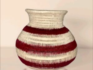 Jarrón de 18cm de alto x 20cm de ancho