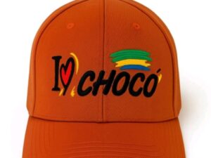 Gorra color ladrillo, ‘’Yo amo chocó’’